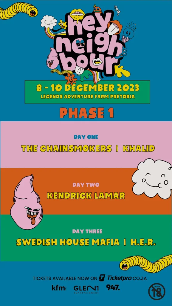 Kendrick Lamar in South Africa 2023 Hey Neighbour